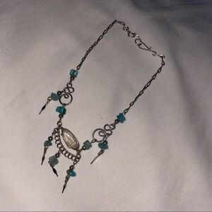 Beachy Beautiful Blue and Silver Anklet